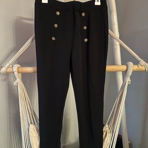 SOLD ZAFUL High Waisted Buttoned Slit Hem Skinny Pants